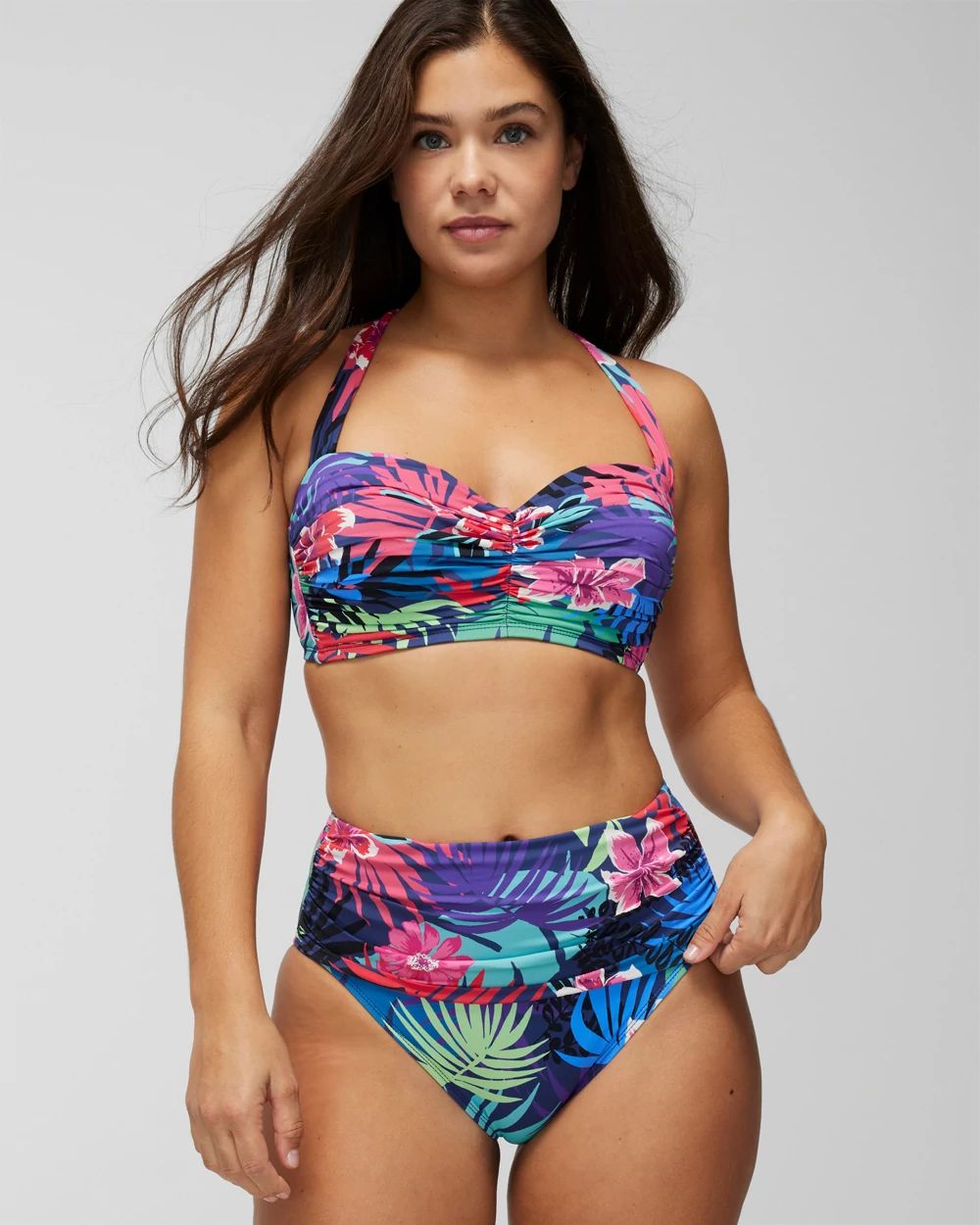 Bleu Rod Hawaiian Punch High-Waist Swim Bottoms | Soma